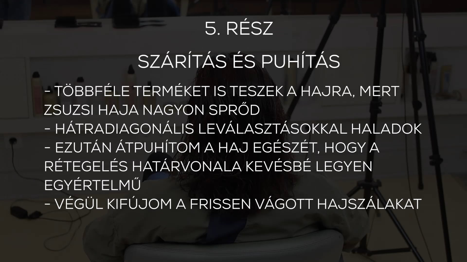 LONGBOB 1 enyhén rétegelt hosszú bob forma 5. rész