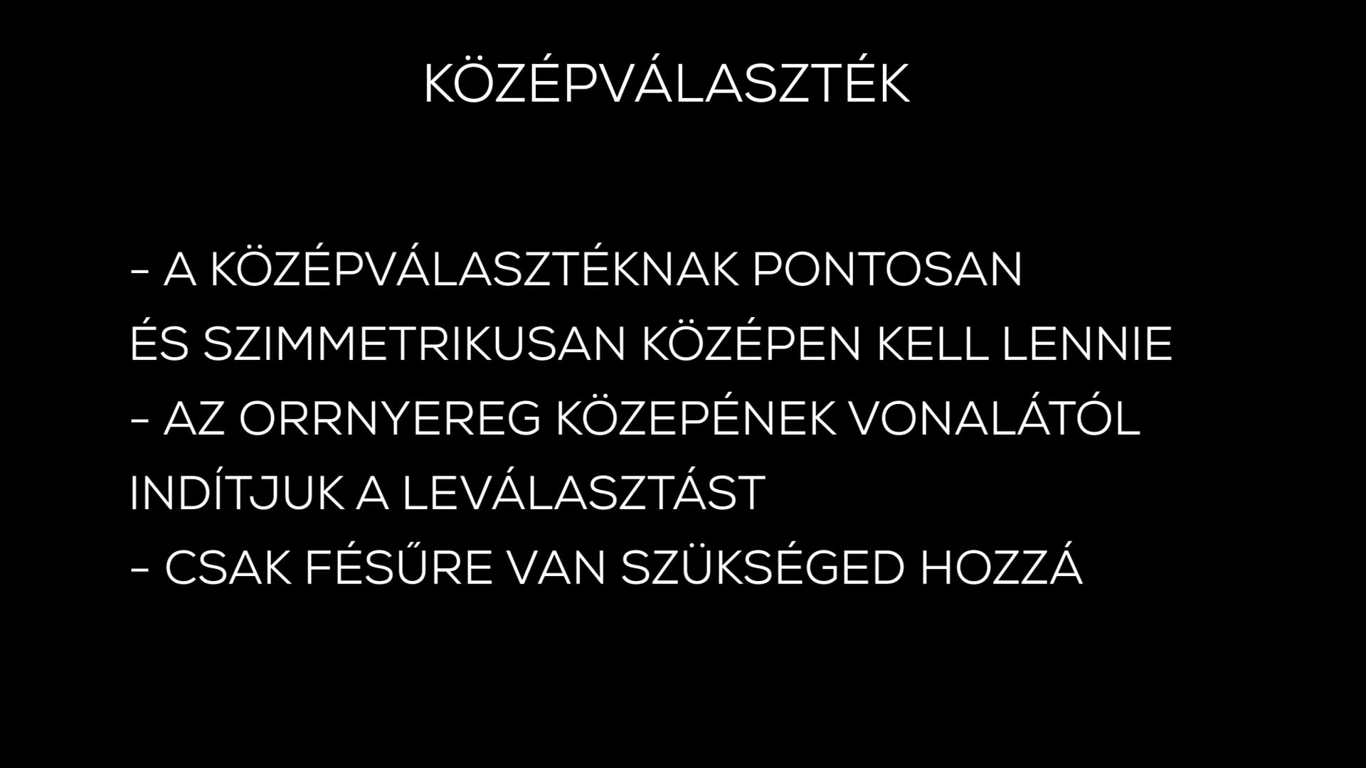 SHORTBOB 1 állig érő forma, horizontális haladás – Instrukciós videó