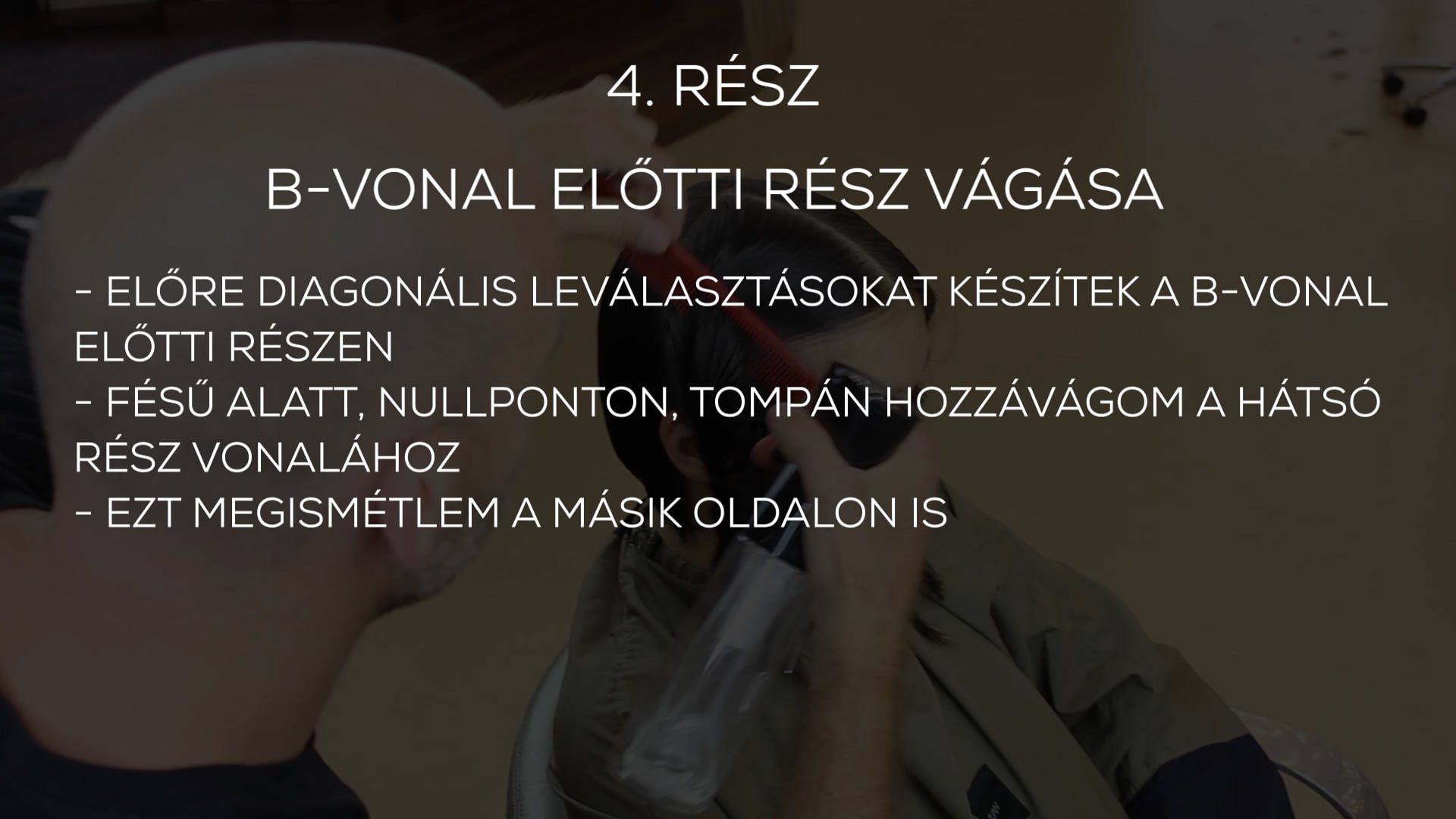 SHORTBOB 3 arcsontig érő forma 4. rész