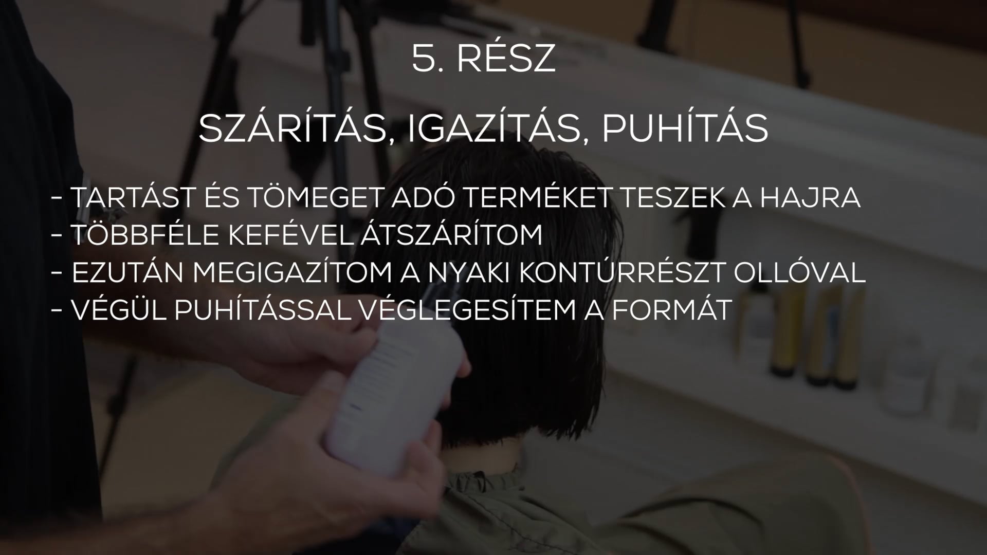 SHORTBOB 3 arcsontig érő forma 5. rész