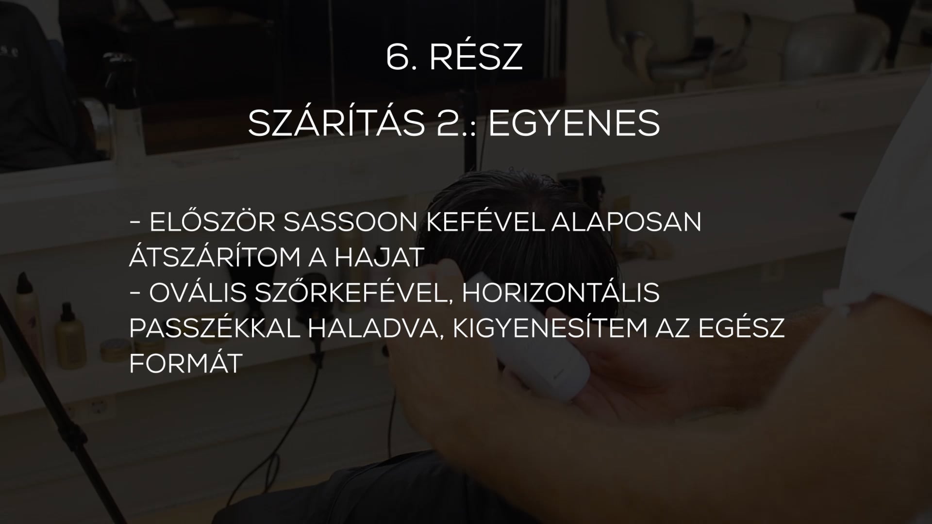 ROUNDBOB rövid körbob forma 6. rész