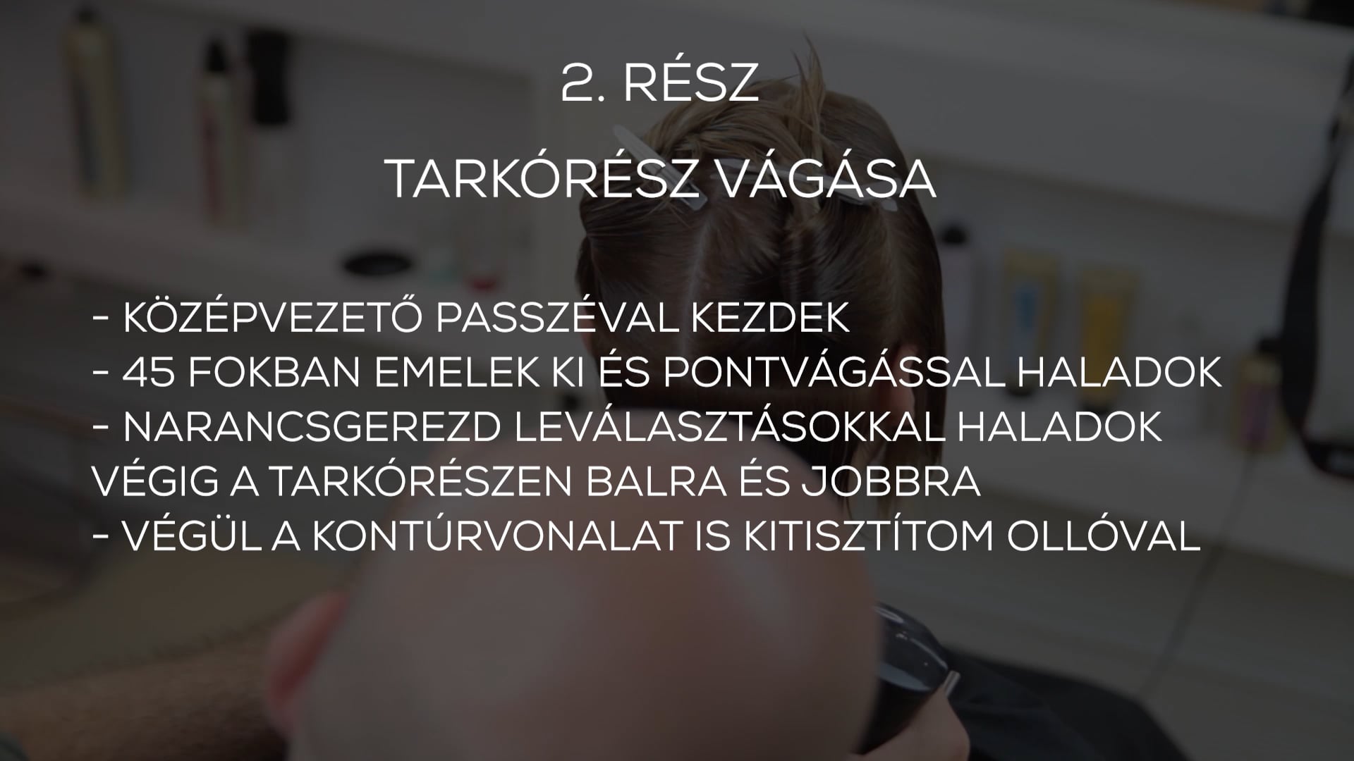 PIXIE LONG rövid laza forma 2. rész
