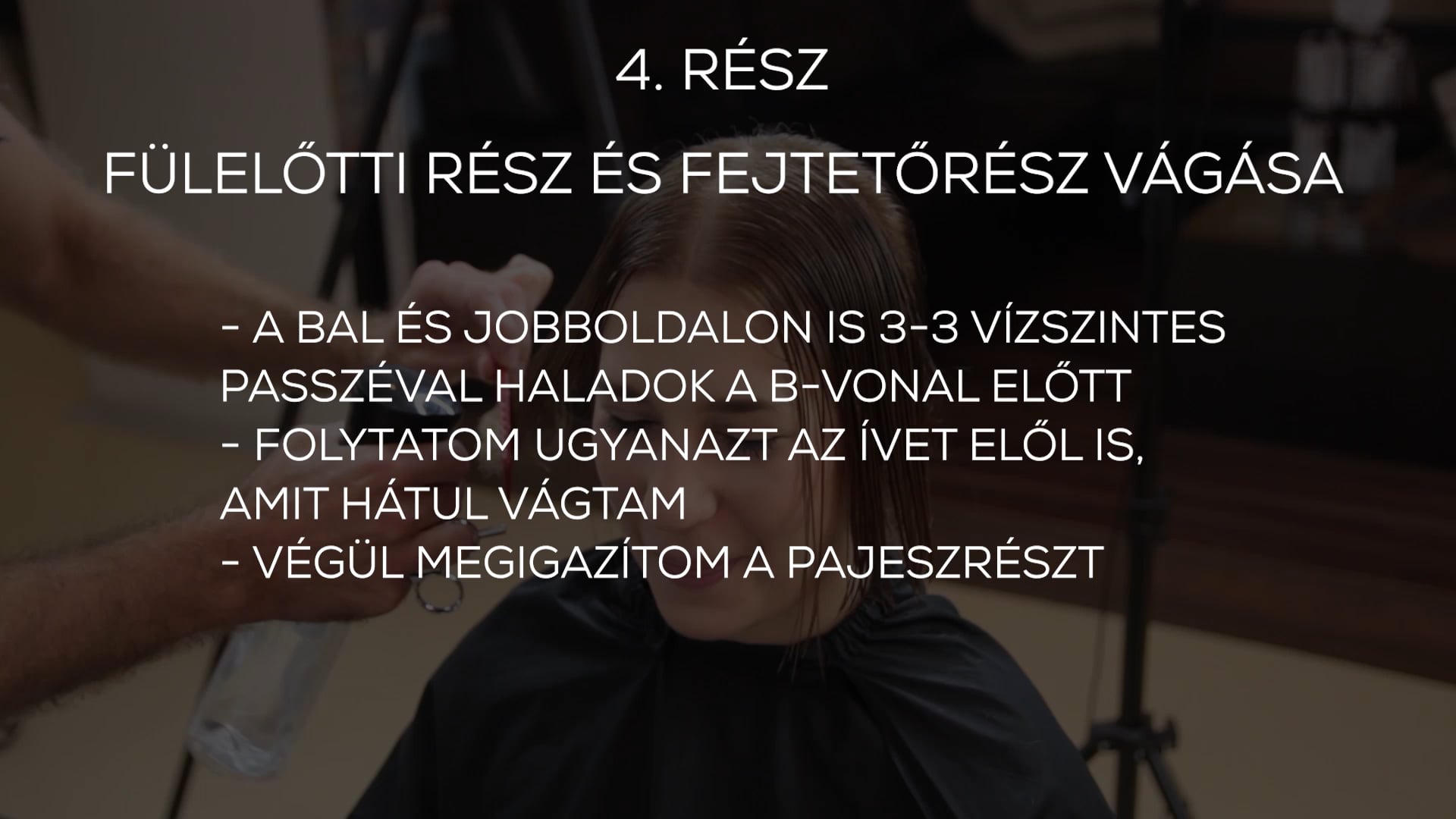 PIXIE LONG rövid laza forma 4. rész