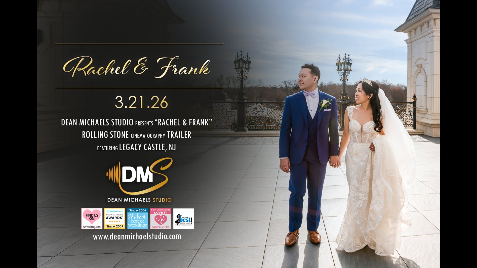 Rachel & Frank's Wedding Trailer at The Legacy Castle, NJ