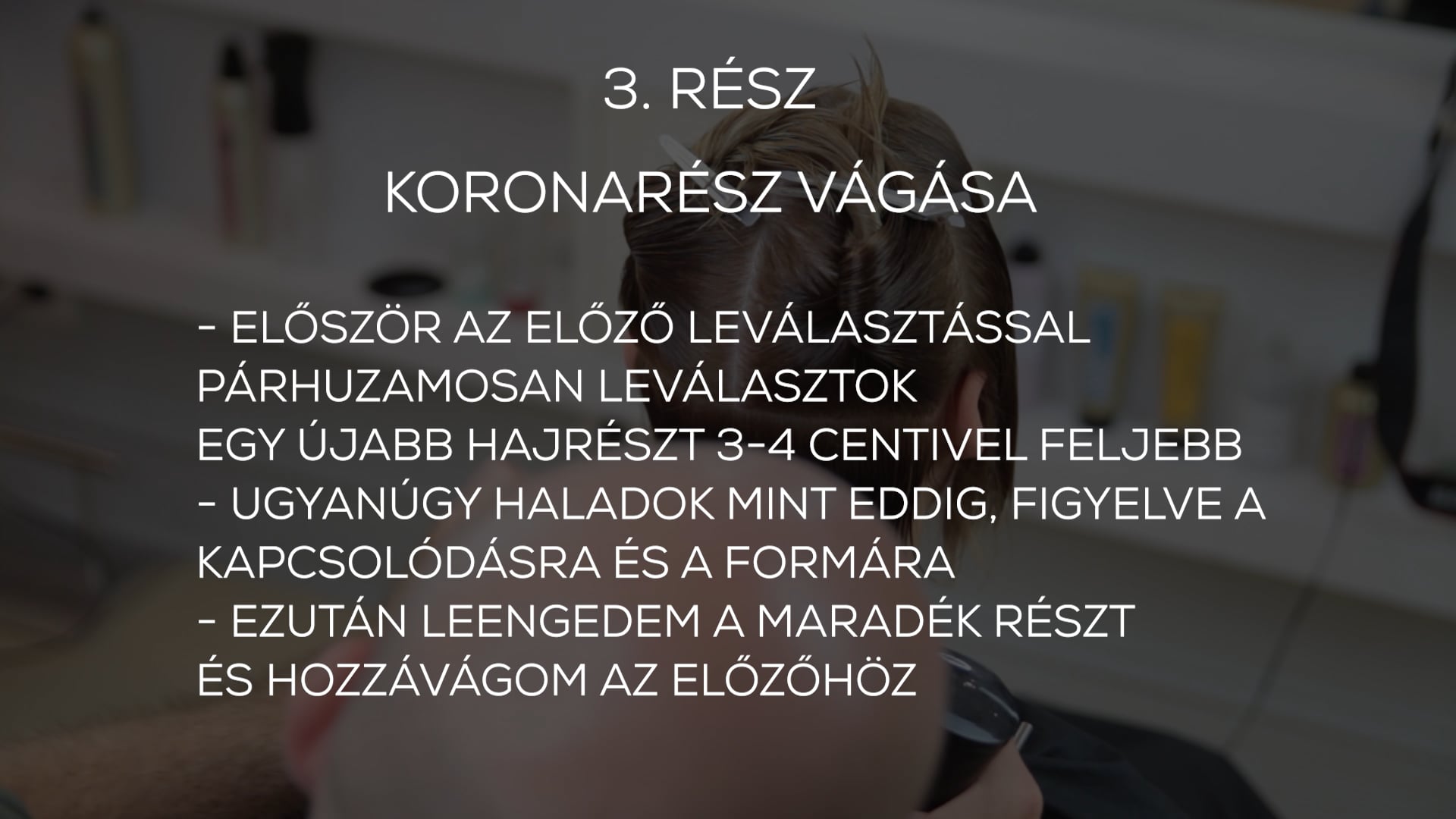 PIXIE LONG rövid laza forma 3. rész