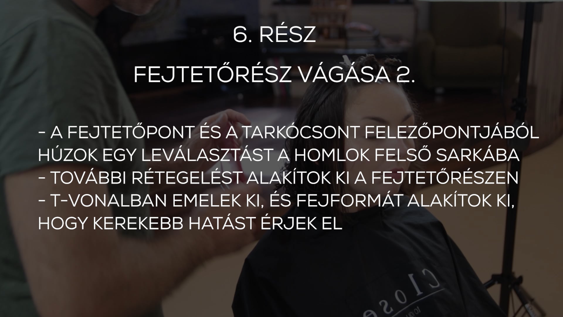 CURLY MID göndör középhosszú forma 6. rész