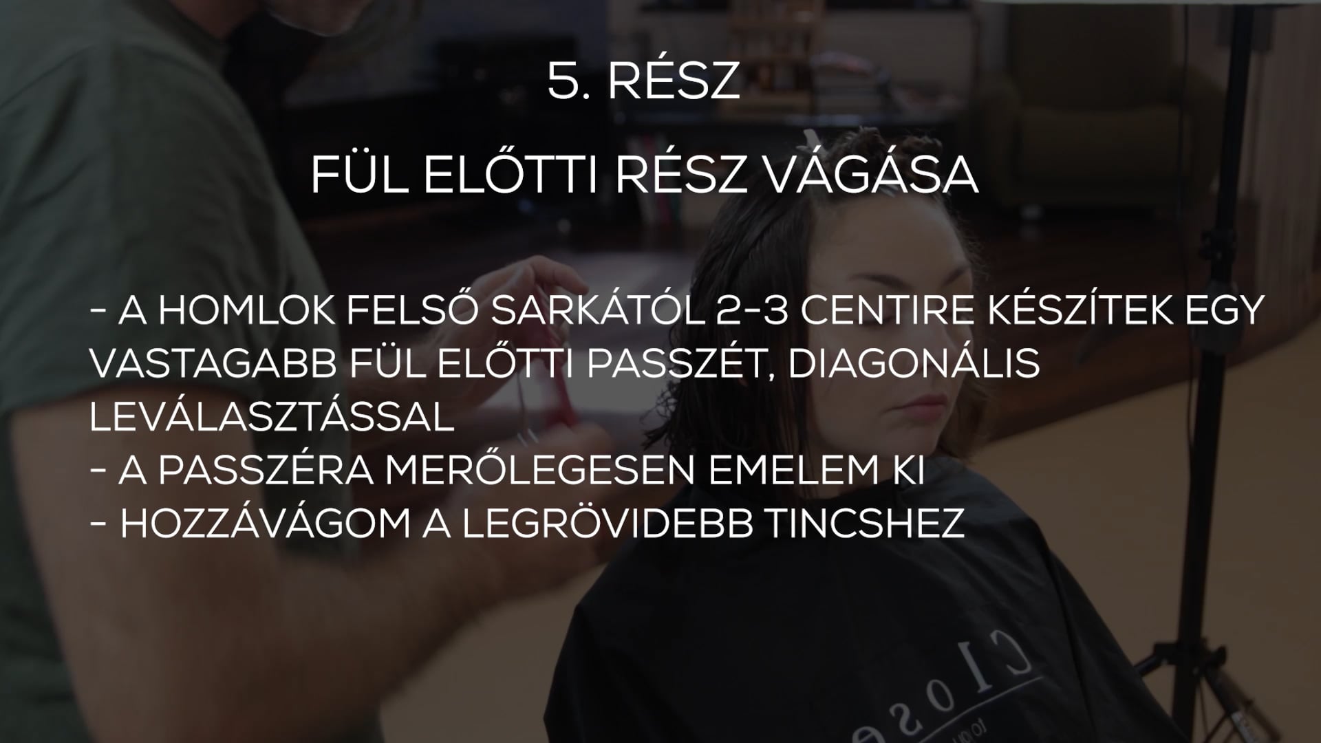 CURLY MID göndör középhosszú forma 5. rész