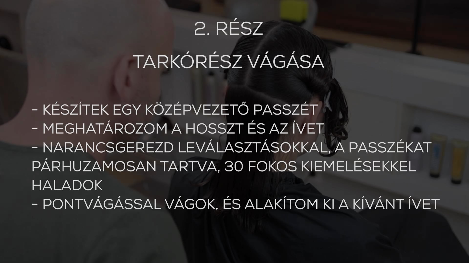 CURLY MID göndör középhosszú forma 2. rész
