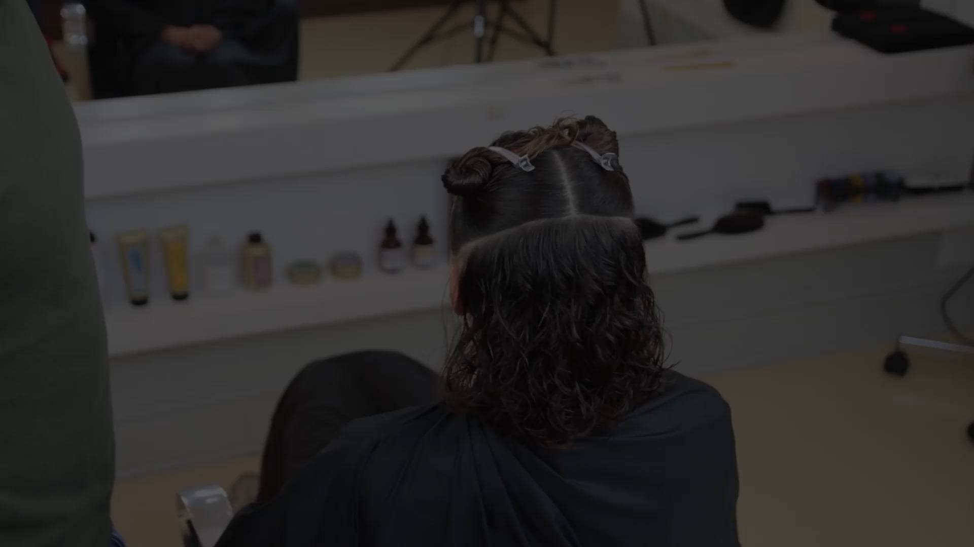 CURLY MID göndör középhosszú forma 4. rész
