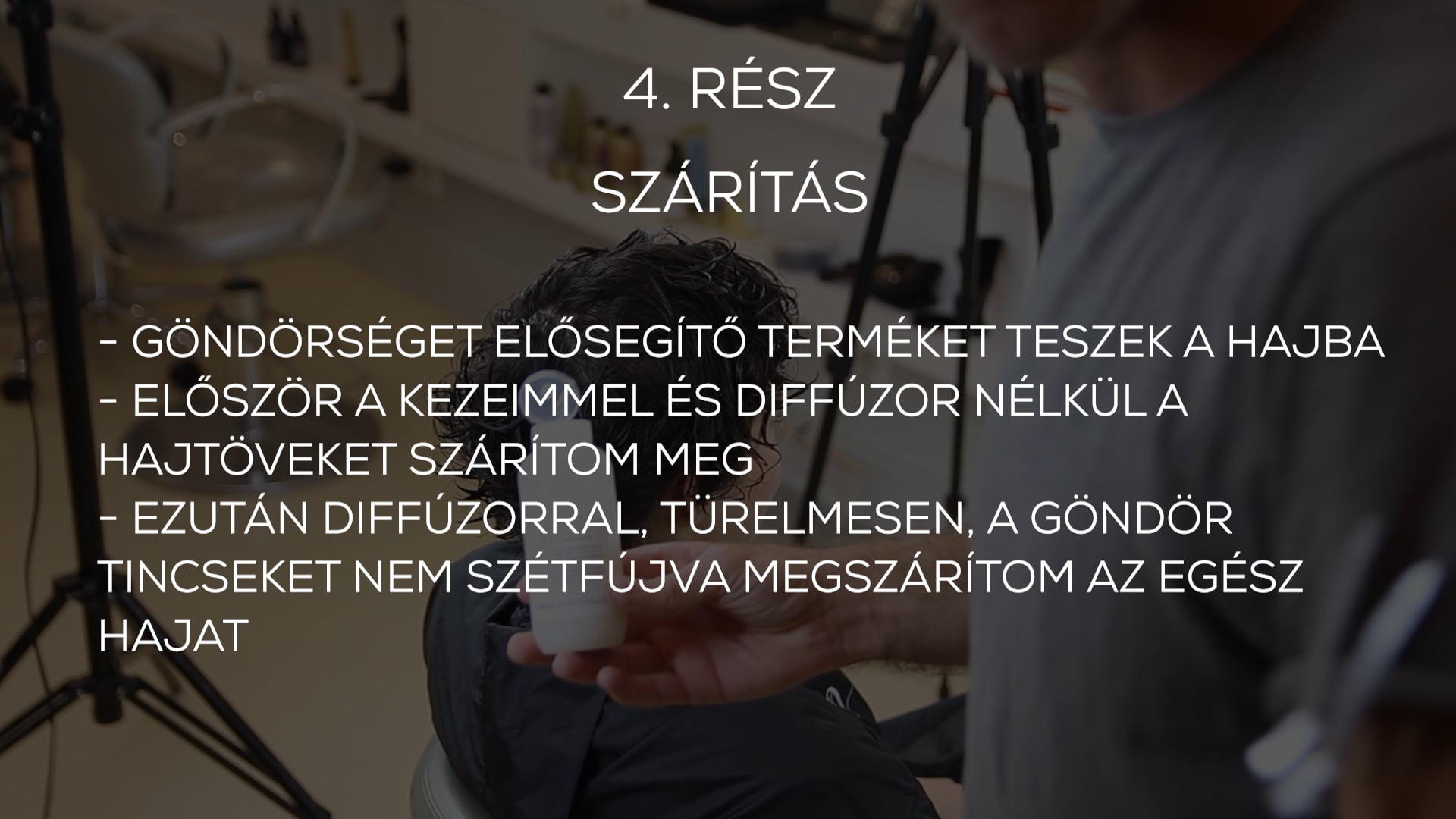 CURLY SHORT göndör rövid forma 4. rész