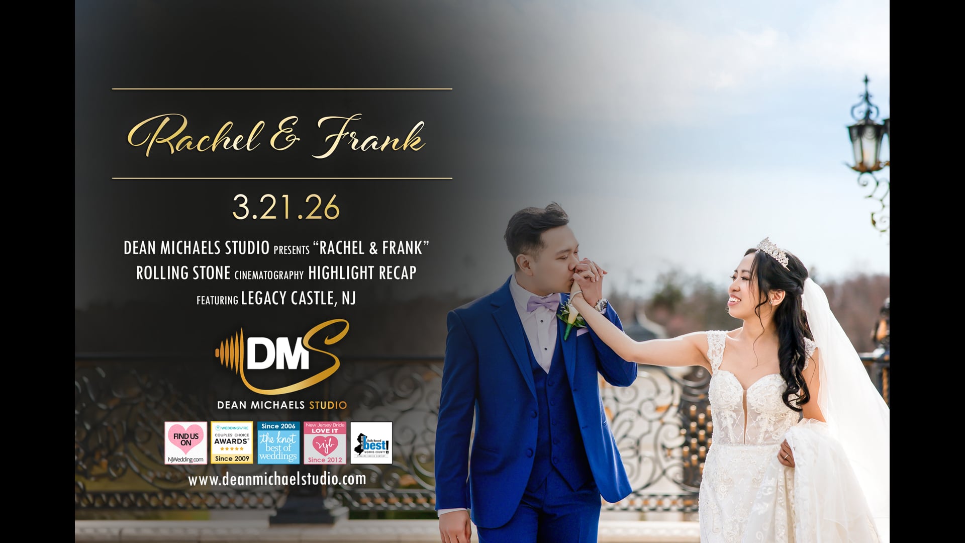 Rachel & Frank's Wedding Highlight Recap at The Legacy Castle