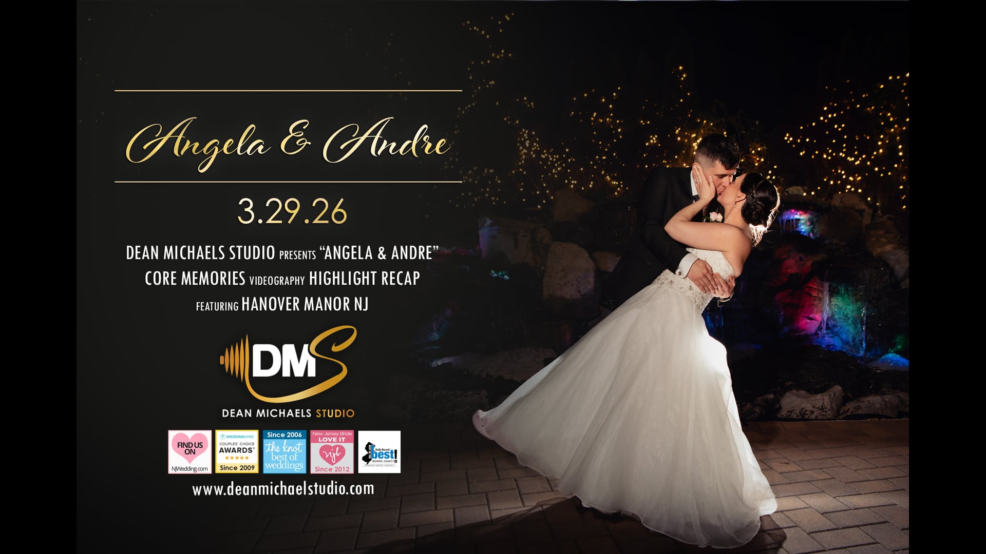 Angela & Andre's Highlight Recap at The Hanover Manor, NJ