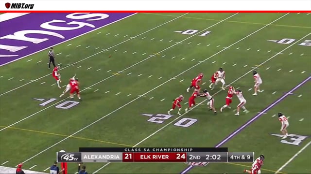 Kicking Game-Running Into Kicker Called BUT Defender Pushed Into Contact