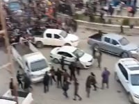 إطلاق نار مباشر من قبل قوات "قسد" على المتظاهرين في مدينة الرقة