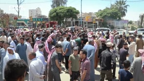 وقفة احتجاجية لمزارعي الرقة رفضاً لتسعيرة شراء محصول القمح