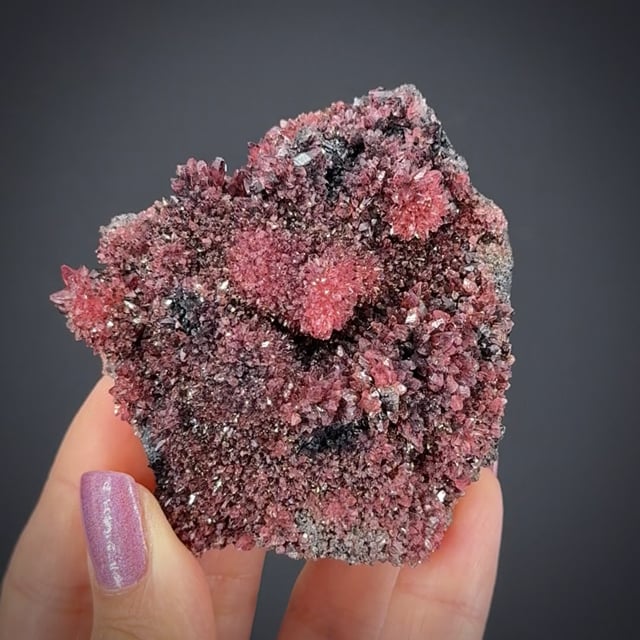 自家製 Rhodochrosite Genuine ハーフパン Rhodochrosite (1960s-70s era) - SM21-113 - Sweet Home Mine - USA