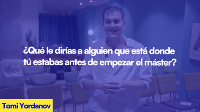 Testimonio de Tomy Yordanov, estudiante de Sherpa Campus