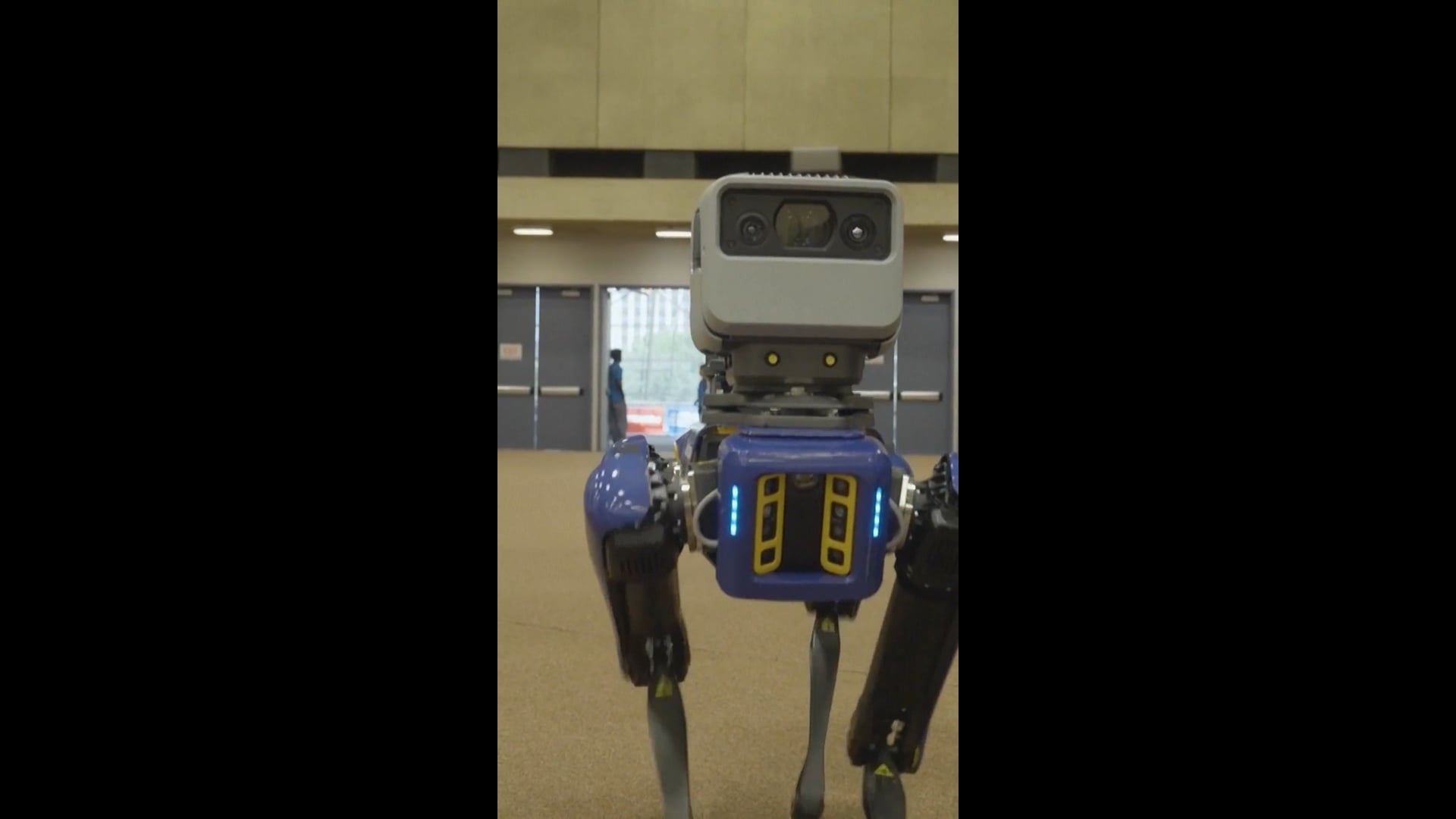 Infantino inspects AI robot dogs set for World Cup security
