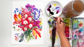 Floral Medley - Guided Paint-Along