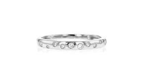 .10 ct. t.w. Scattered Lab-Grown Diamond Ring in Sterling Silver