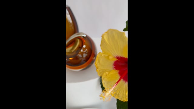 Vaso 96 MS Bicolor Fumê com Âmbar