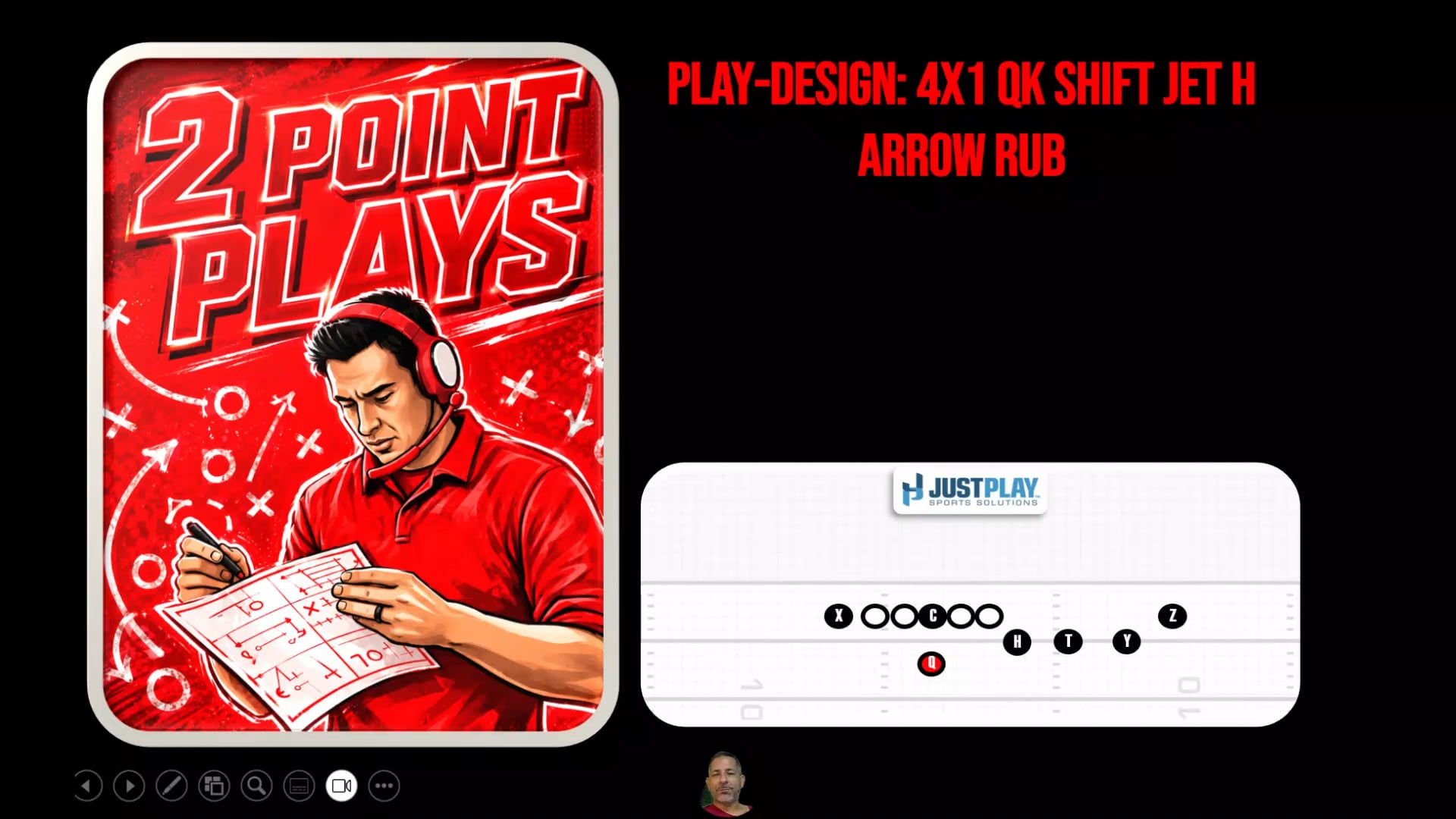 2 POINT PLAYS 4X1 SHIFT ARROW H RETURN