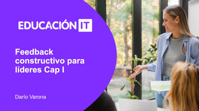 Feedback constructivo para líderes Cap I
