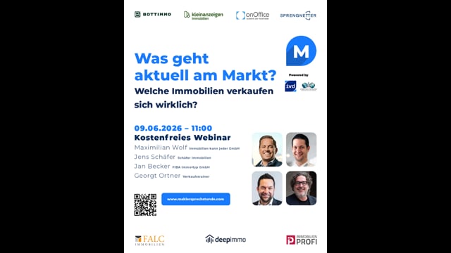 Was geht aktuell am Markt? Welche Immobilien verkaufen sich wirklich?