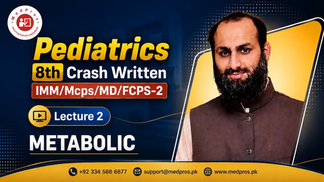 Dr Taimoor Khalil || Lecture-2 || Metabolic