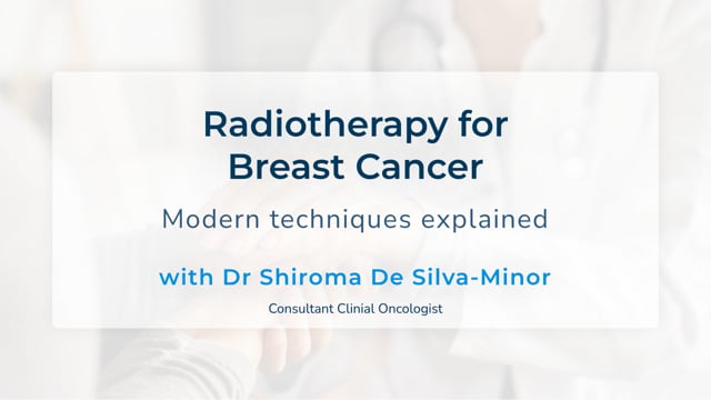 Radiotherapy for breast cancer: Modern techniques explained