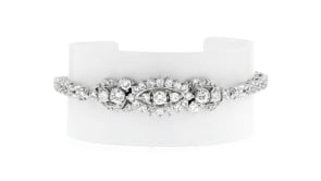 C. 1950 Vintage 3.30 ct. t.w. Diamond Bracelet in 14kt White Gold