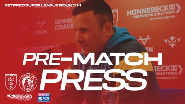“We’re Looking Forward to Being Back at Home” York RLFC Knights Pre-Match Press - Willie Peters