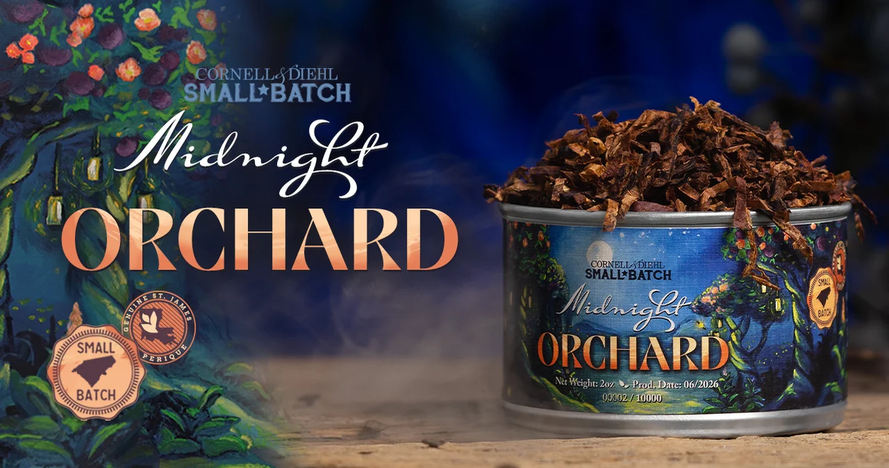 cornell & diehl tobacco list Tobacco Selections: Cornell & Diehl’s Small Batch: Midnight Orchard