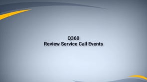 Review Service Call Events