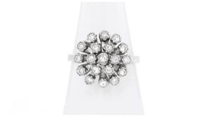 C. 1990 Vintage .30 ct. t.w. Diamond Ring in 14kt White Gold