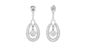 C. 2000 Vintage 1.99 ct. t.w. Diamond Drop Earrings in 18kt White Gold