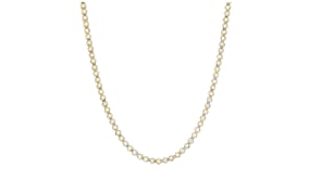 C. 1990 Vintage 3.30 ct. t.w. Diamond Tennis Necklace in 10kt Yellow Gold