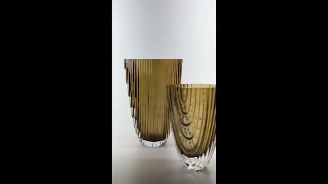 Vaso Frisos Grande Fumê