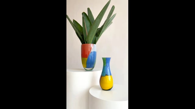 Vaso 83 Milênio Lascas Coloridas
