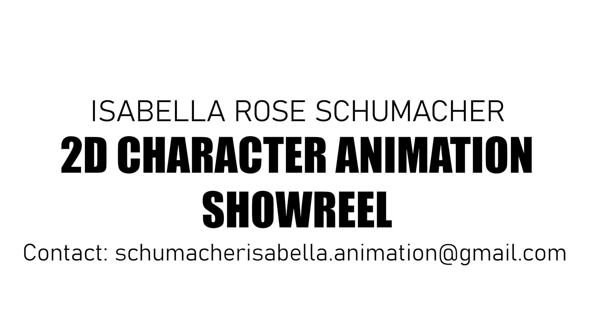 Isabella_Schumacher_2302054_Animation_showreel