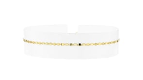 Italian 2mm 10kt Yellow Gold Mirror-Link Anklet