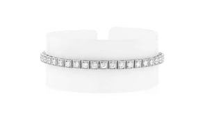 3.00 ct. t.w. Lab-Grown Diamond Tile Bracelet in Sterling Silver