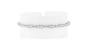 2.00 ct. t.w. Lab-Grown Diamond Milgrain Bracelet in Sterling Silver