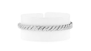 2.00 ct. t.w. Lab-Grown Diamond S-Link Bracelet in Sterling Silver