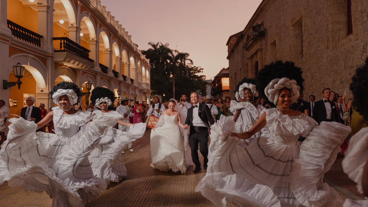 Película de boda de Hilda & Alejandro — Cartagena, Colombia