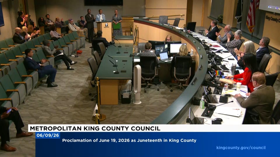 History and significance of Juneteenth as CM Lewis presents the Northwest African-American Museum with the 2026 proclamation. Juneteenth Proclamation