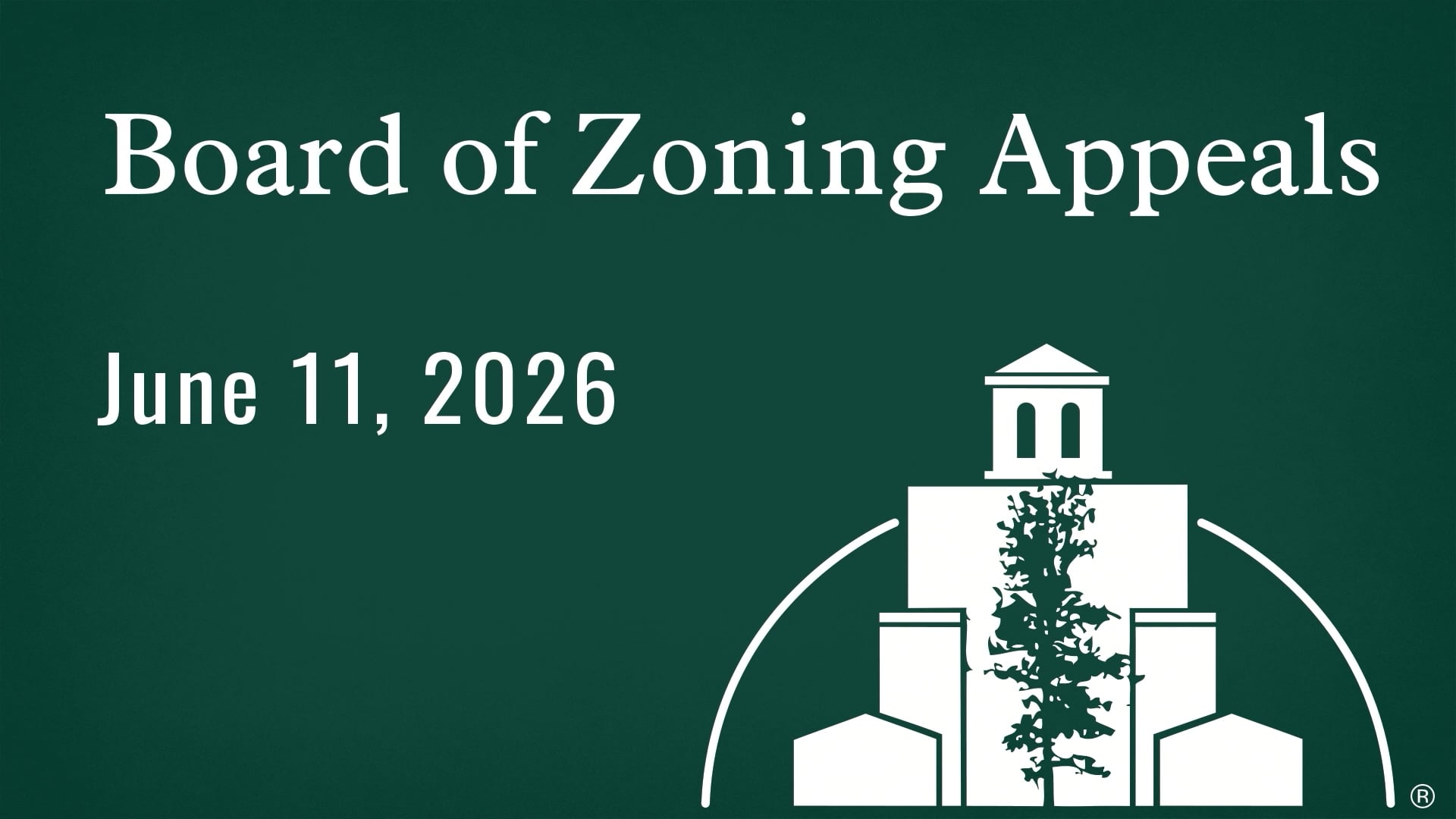 Board of Zoning Appeals June 2026