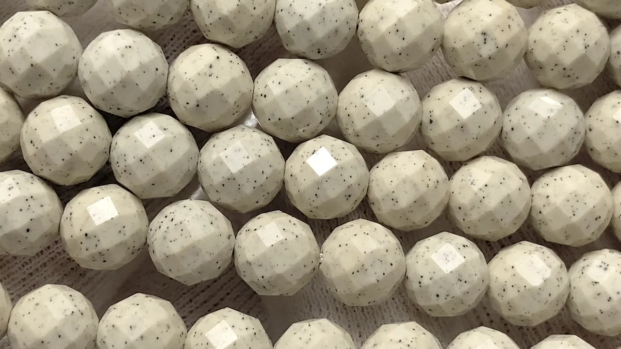 ◇天然記念物◇台湾産高純度北投石 ラウンドカット7.5mm 1/4～1連（約