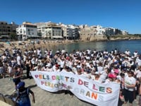 Unes vuit-centes persones a la Caminada pels Drets de les Persones Grans