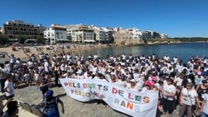 Unes vuit-centes persones a la Caminada pels Drets de les Persones Grans
